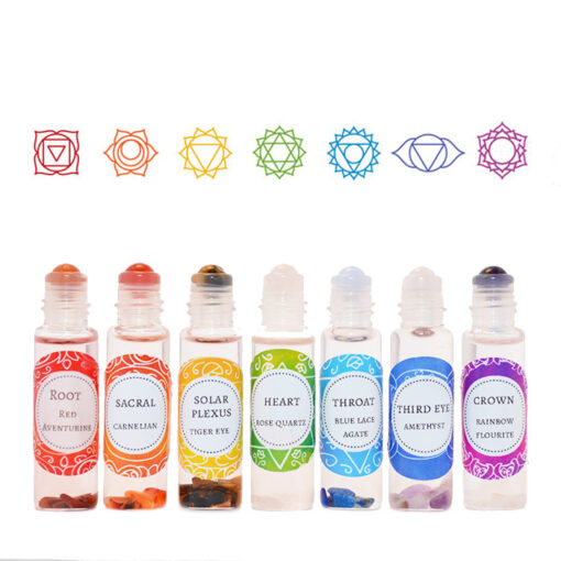 CBD infused Chakra Gemstone Rollerballs